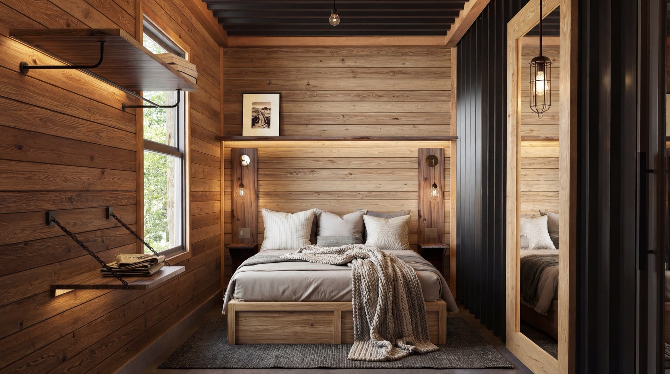 Furnished suite interior